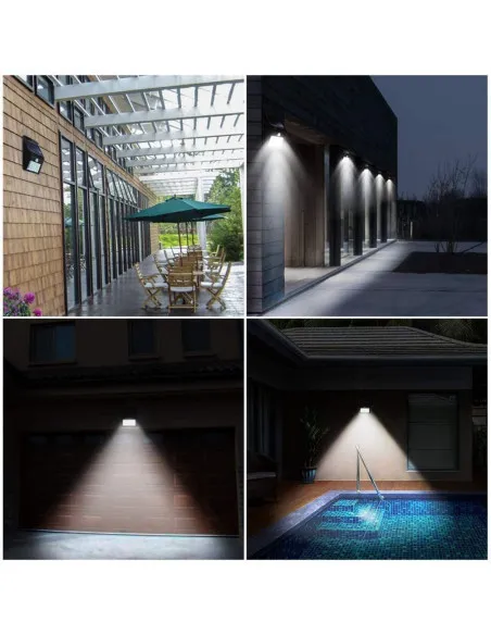 Set 5 Lampi Solare cu 30 LED, senzor de miscare