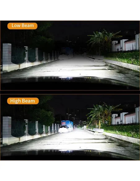 Set 2 becuri auto LED Canbus, 12000Lm H4 220W, 6000K
