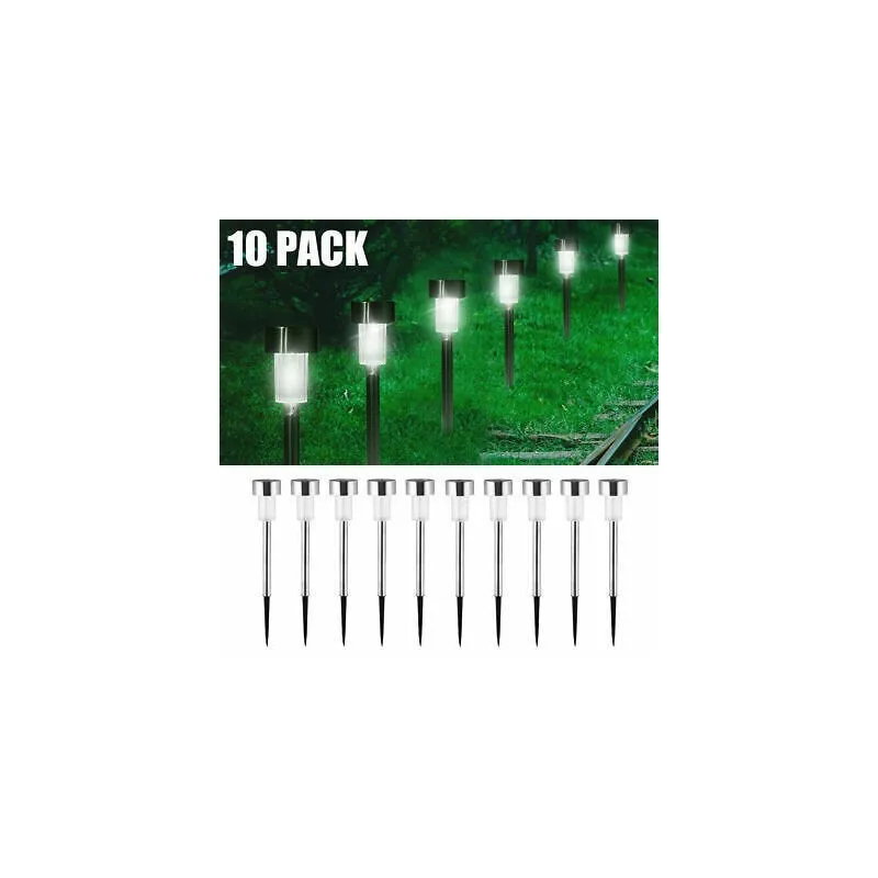 Cumpara 10 buc Lampi solare gradina, LED
