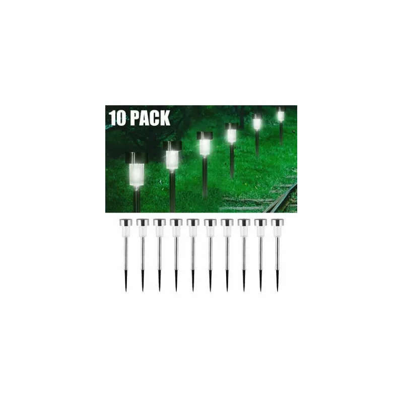 Cumpara 10 buc Lampi solare gradina, LED