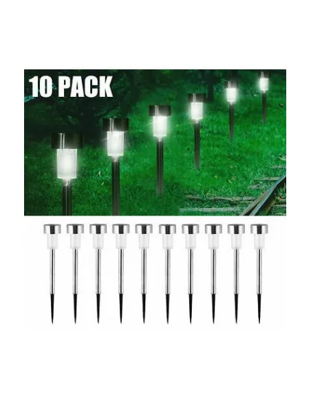 Cumpara 10 buc Lampi solare gradina, LED