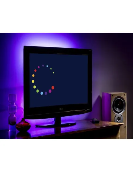 Banda LED RGB iluminare fundal TV 5m telecomanda
