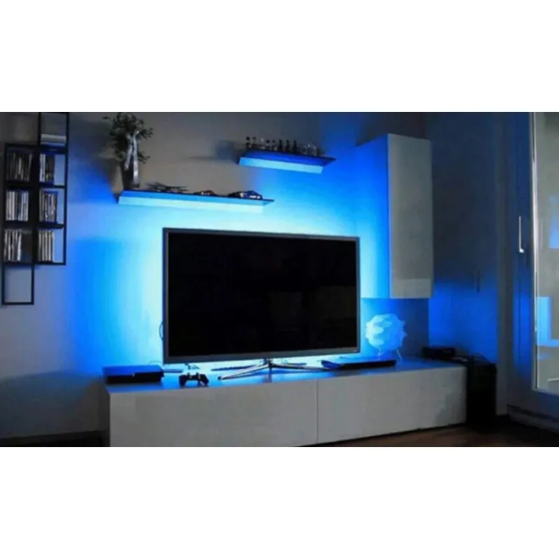 Banda LED RGB iluminare fundal TV 5m telecomanda