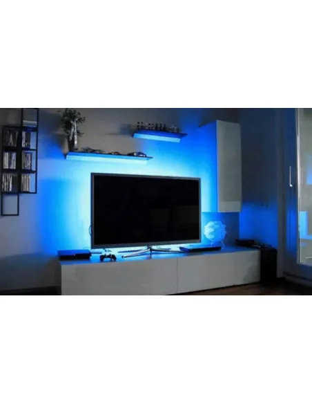 Banda LED RGB iluminare fundal TV 5m telecomanda