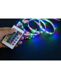 Banda LED RGB iluminare fundal TV 5m telecomanda