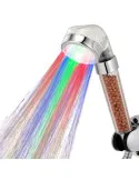 Cap de dus cu LED-uri colorate si granule