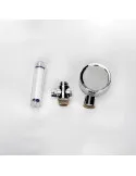 Cap de dus turbo pro, cu elice pentru presiune apa, buton on/off