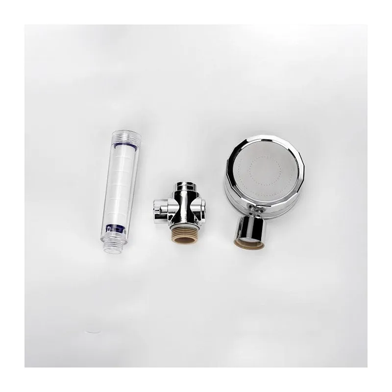 Cap de dus turbo pro, cu elice pentru presiune apa, buton on/off