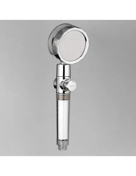 Cap de dus turbo pro, cu elice pentru presiune apa, buton on/off