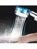 Cap de dus turbo pro, cu elice pentru presiune apa, buton on/off