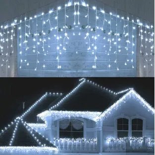 Instalatie 8 metri,ALB RECE, 200 LED-uri tip