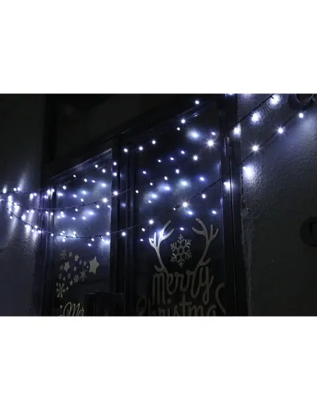 Instalatie 8 metri,ALB RECE, 200 LED-uri tip
