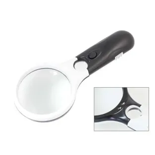 Lupa profesionala cu iluminare LED pe baterii si maner ergonomic 2