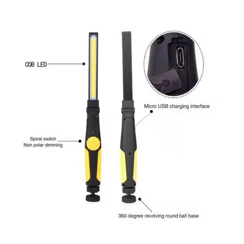 Lampa de lucru COB-LED cu acumulator