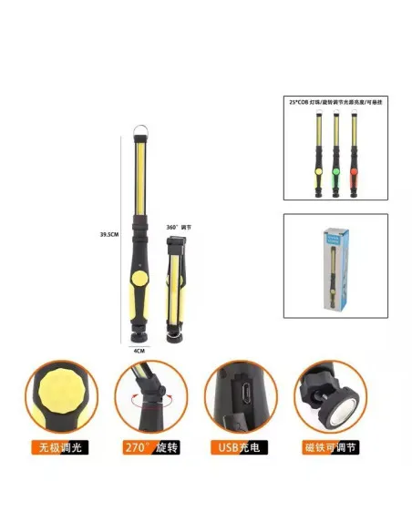 Lampa de lucru COB-LED cu acumulator