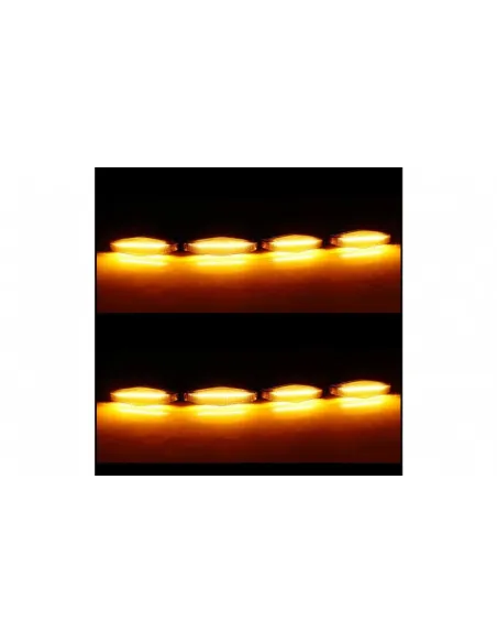 Set 4 x lumini de zi, decoratie grila radiator, 3W