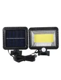 Lampa solara stradala 90W, 120 LED, senzor de