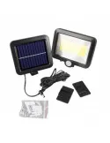 Lampa solara stradala 90W, 120 LED, senzor de