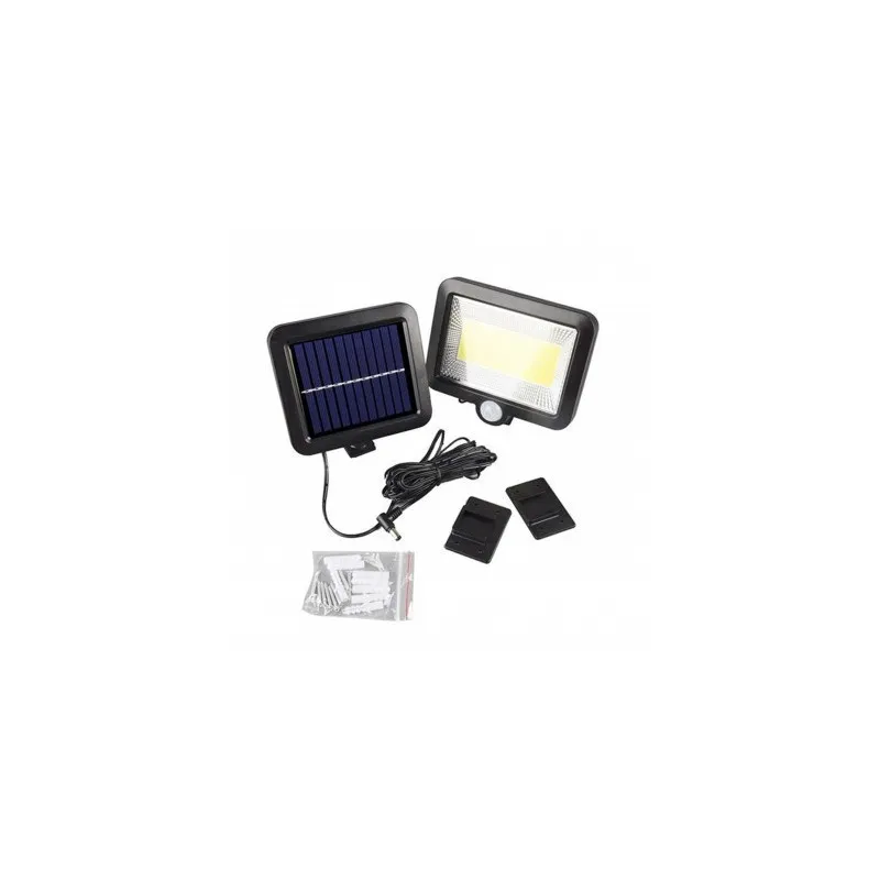 Lampa solara stradala 90W, 120 LED, senzor de