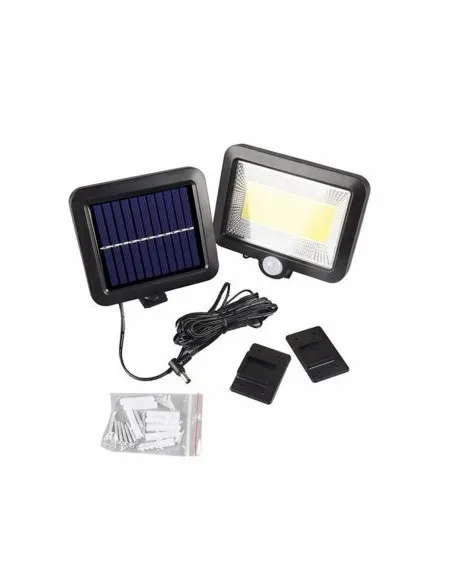 Lampa solara stradala 90W, 120 LED, senzor de