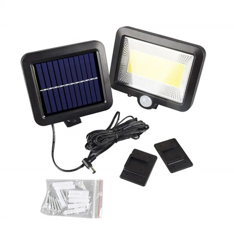 Lampa solara stradala 90W, 120 LED, senzor de