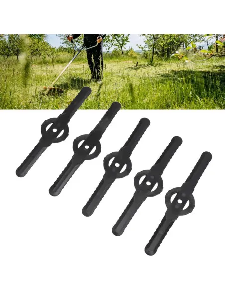 Set 5 x lame pentru motocoasa din plastic