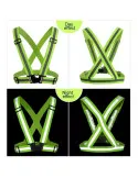 Set 2x vesta, ham reflectorizant reglabil