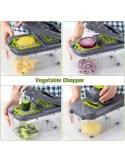 Tocator bucătărie Veggie Slicer pentru legume si fructe cu 22 accesorii
