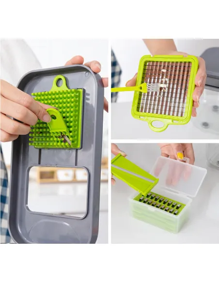 Tocator bucătărie Veggie Slicer pentru legume si fructe cu 22 accesorii