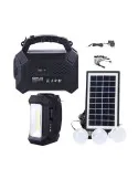 Cumpara Kit solar GD8161 cu lanterna LED, radio