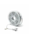 Instalatie Led tip sir de Craciun, 81.5 metri, 500 LED-uri cu flash, diverse culori, interconectabila, fir ALB