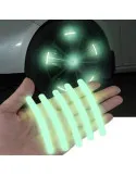 Set 20 Benzi Reflectorizante, Autoadezive, Pentru Roti Auto sau Moto,Galben