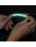 Set 20 Benzi Reflectorizante, Autoadezive, Pentru Roti Auto sau Moto,Galben
