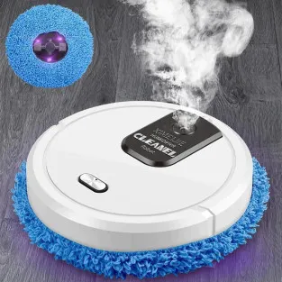 Mop inteligent cu functie de umidificator cu 2 lavete din microfibra incluse
