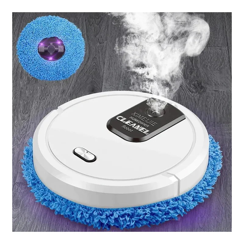 Mop inteligent cu functie de umidificator cu 2 lavete din microfibra incluse