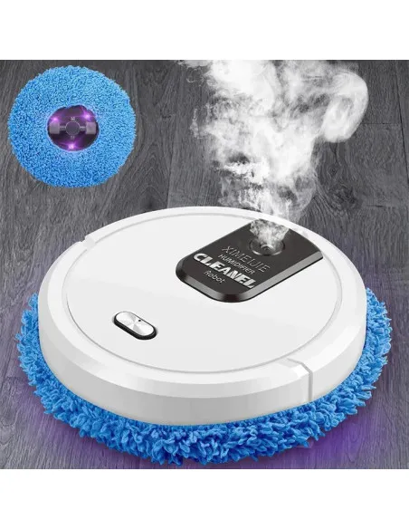 Mop inteligent cu functie de umidificator cu 2 lavete din microfibra incluse