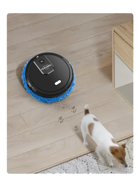 Mop inteligent cu functie de umidificator cu 2 lavete din microfibra incluse