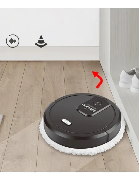 Mop inteligent cu functie de umidificator cu 2 lavete din microfibra incluse