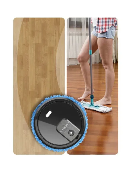 Mop inteligent cu functie de umidificator cu 2 lavete din microfibra incluse
