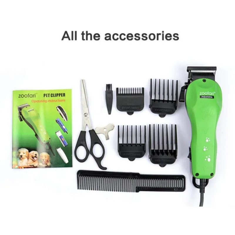 Masina de tuns animale profesionala cu 11 accesorii