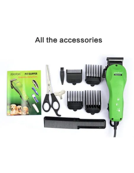 Masina de tuns animale profesionala cu 11 accesorii