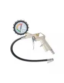 Pistol de umflat pentru compresor cu manometru si furtun 35cm