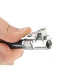 Pistol de umflat pentru compresor cu manometru si furtun 35cm