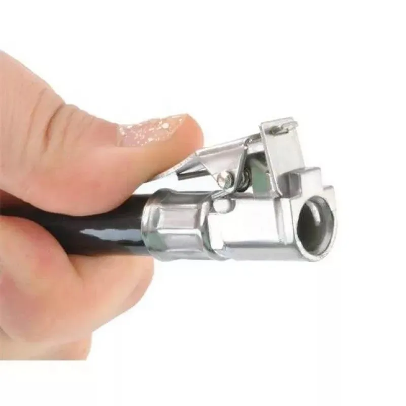Pistol de umflat pentru compresor cu manometru si furtun 35cm