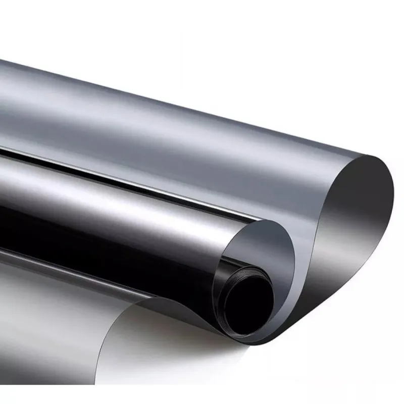 Folie protectie solara pentru geamuri interioare, cu efect de oglinda, UV, 60x300cm