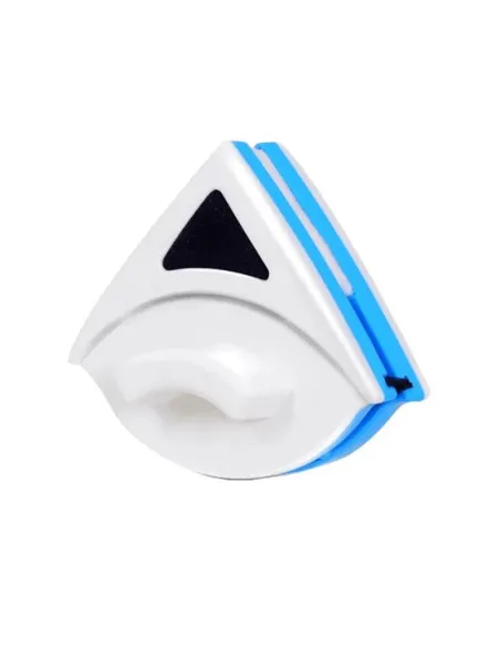 Ștergător Geamuri Magnetic – Albastru, Dublă Curățare, Fără Efort