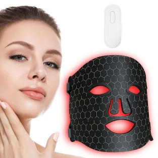 Mască LED Facială 7 Culori 270 LED-uri Reîncărcabilă