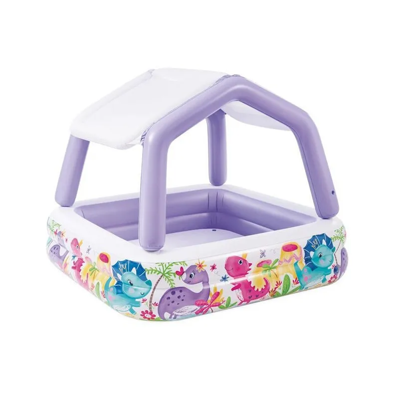 Piscină Gonflabilă Intex Sun Shade pentru Copii, cu Acoperiș, 157x157x122 cm, 280 L