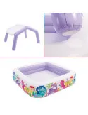 Piscină Gonflabilă Intex Sun Shade pentru Copii, cu Acoperiș, 157x157x122 cm, 280 L