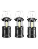 Cumpara Set 3 x lampa solara reincarcabila cu